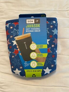 Sok It Javasok Soft Personal Beverage Cooler - Patriotic Stars